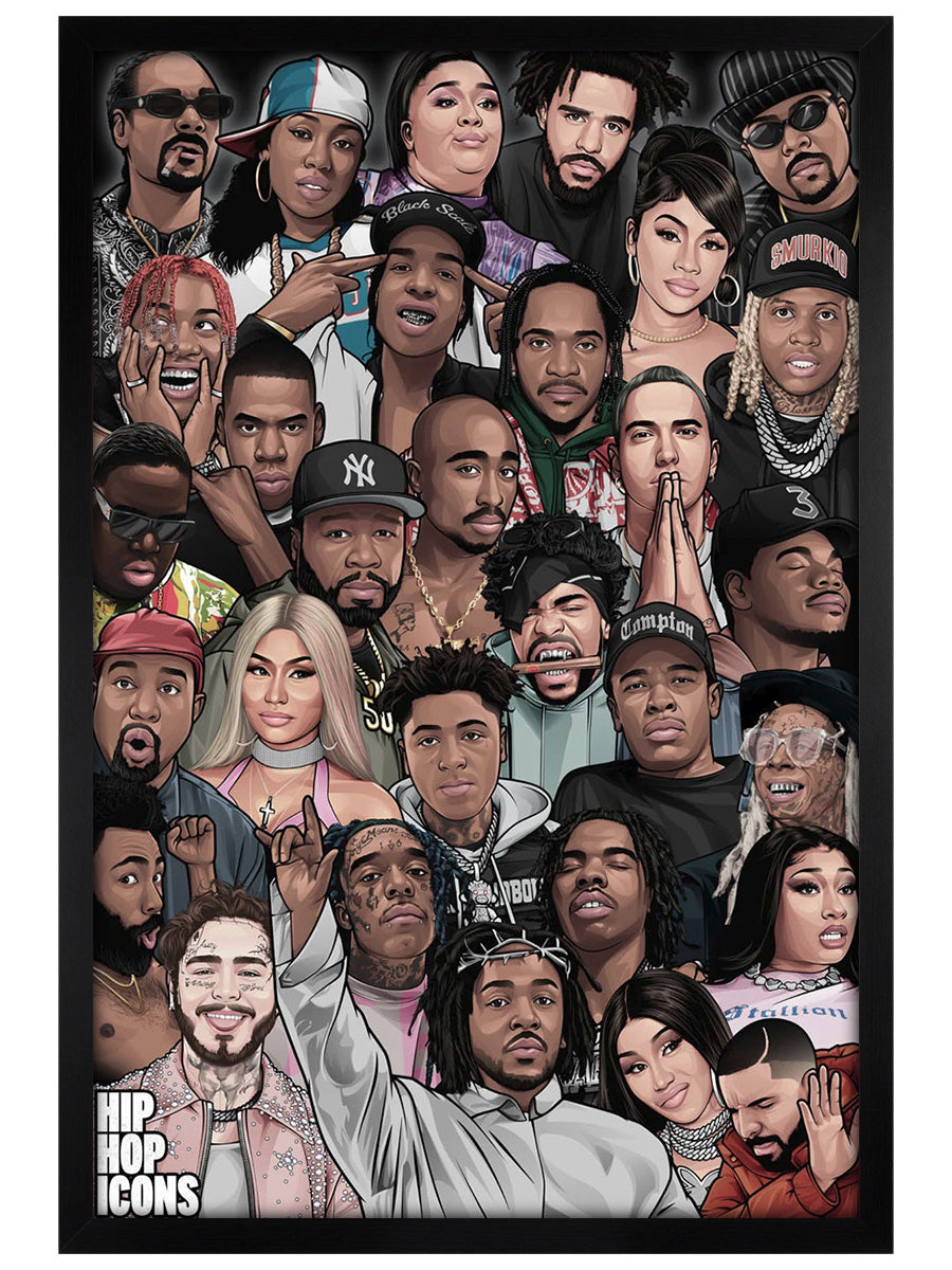 Hip Hop Icons Maxi Poster