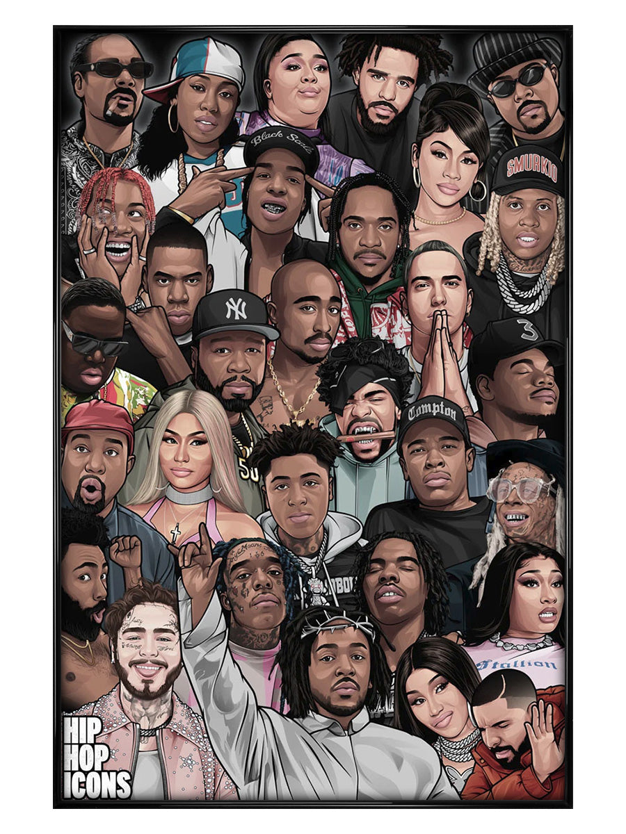 Hip Hop Icons Maxi Poster