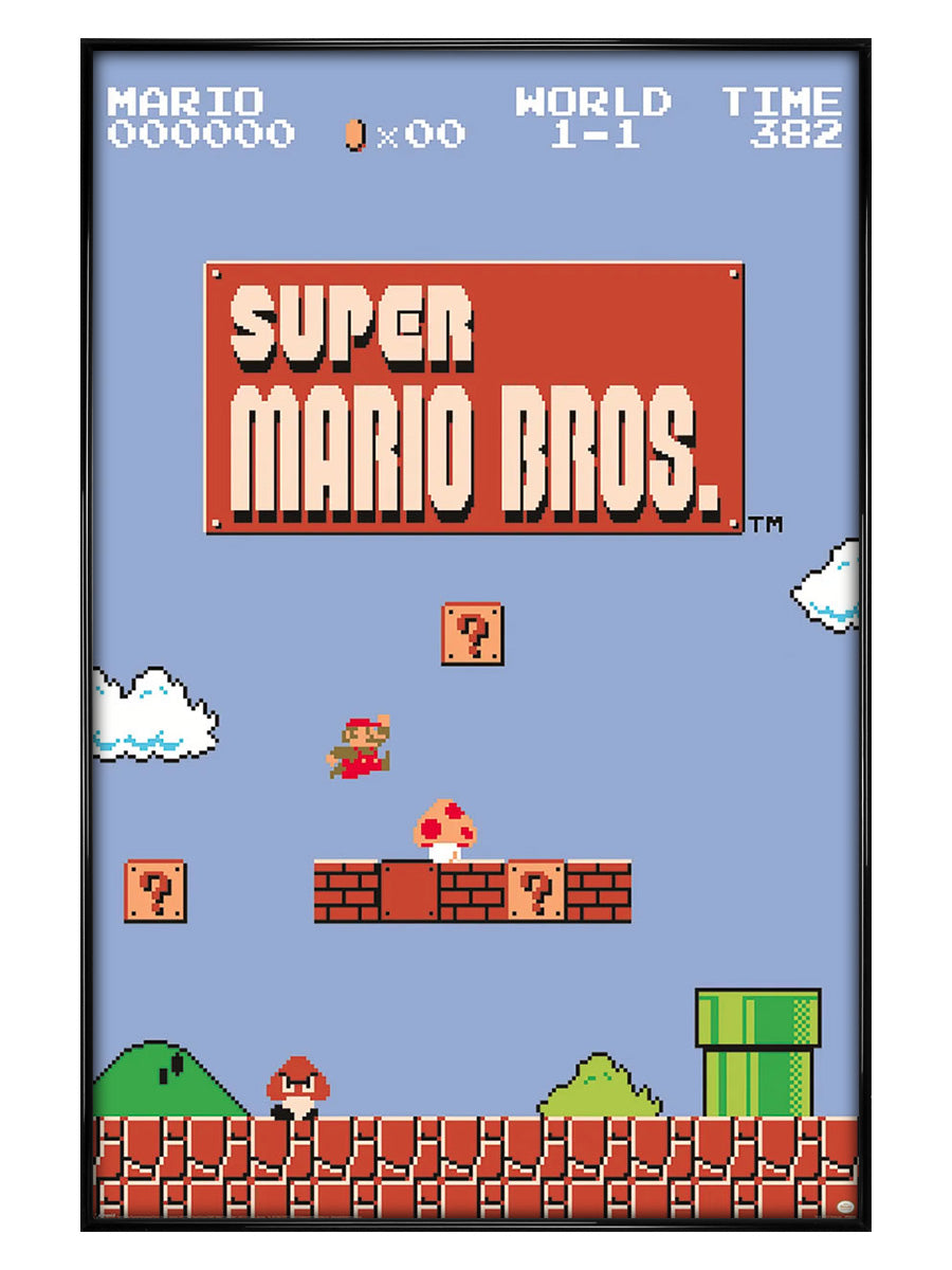 Super Mario Bros. World 1-1 Maxi Poster