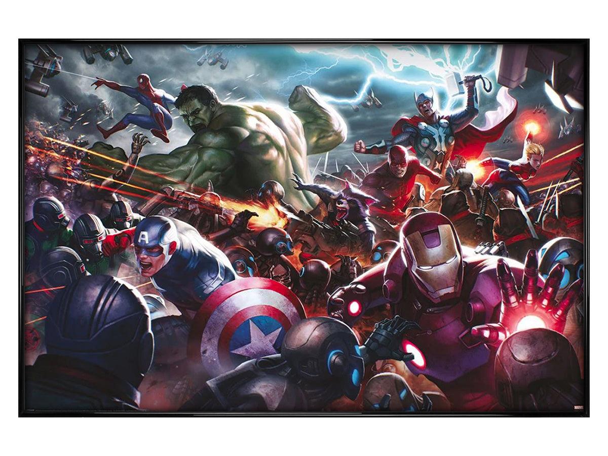 Marvel Future Fight Heroes Assault Maxi Poster