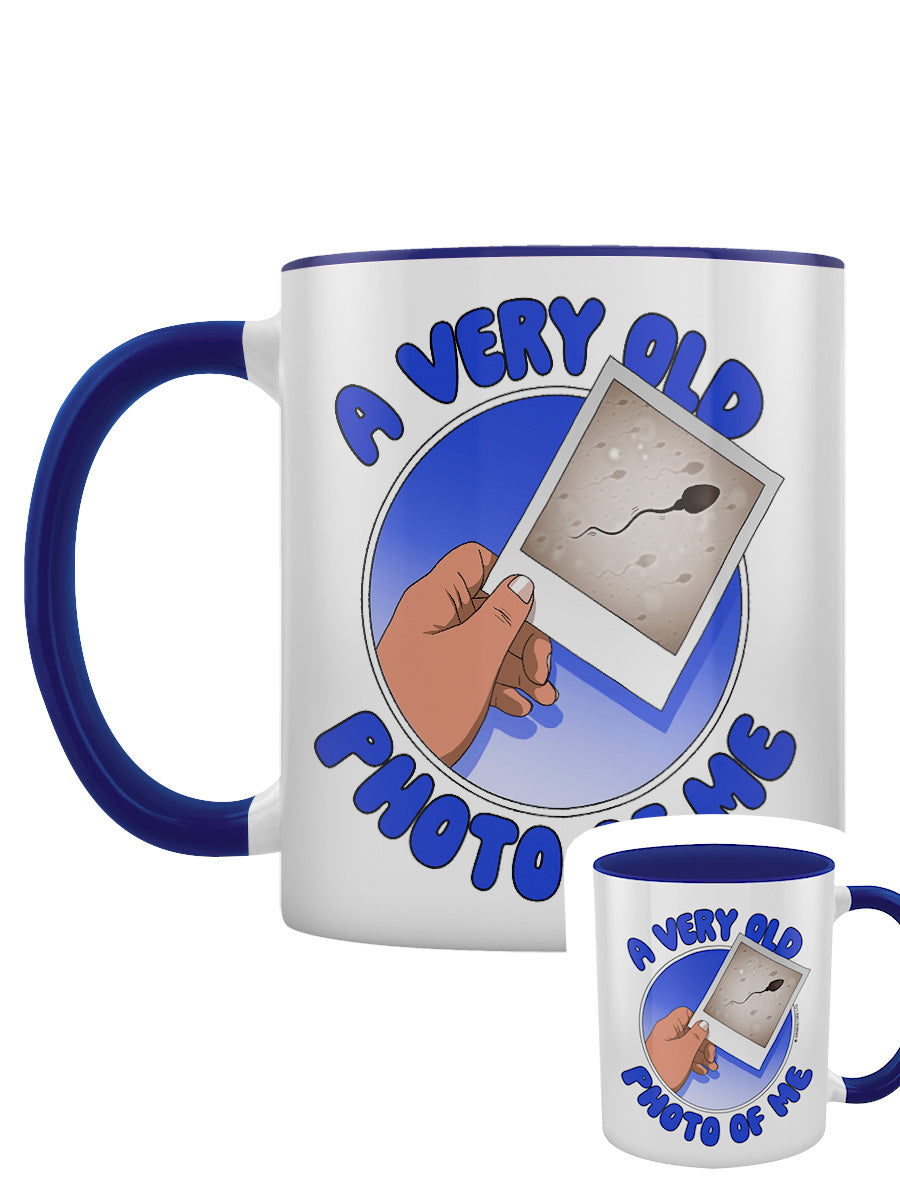 A Very Old Photo Of Me Blue Inner 2-Tone Mug