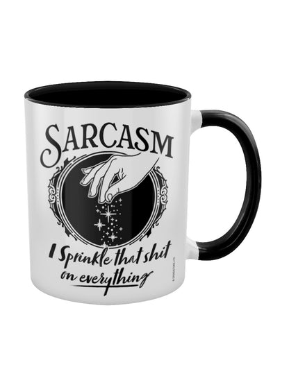 Sarcasm, I Sprinkle That Shit On Everything Black Inner 2-Tone Mug