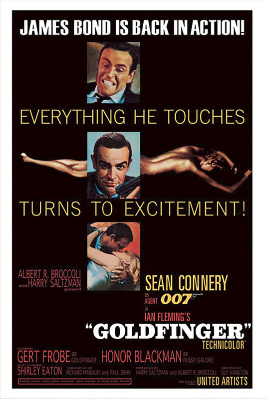 James Bond Goldfinger Maxi Poster