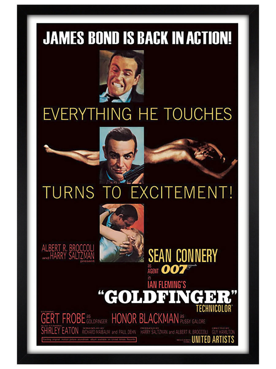 James Bond Goldfinger Maxi Poster