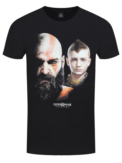 God Of War Ragnarok Close Up Men's Black T-Shirt