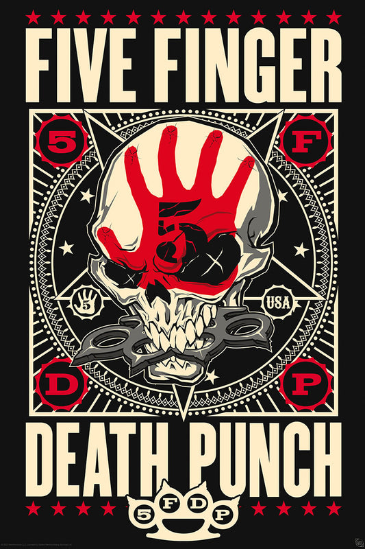 Five Finger Death Punch Knucklehead Maxi Poster