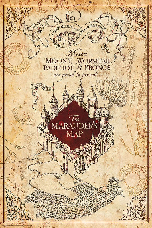 Harry Potter Marauder's Map Maxi Poster