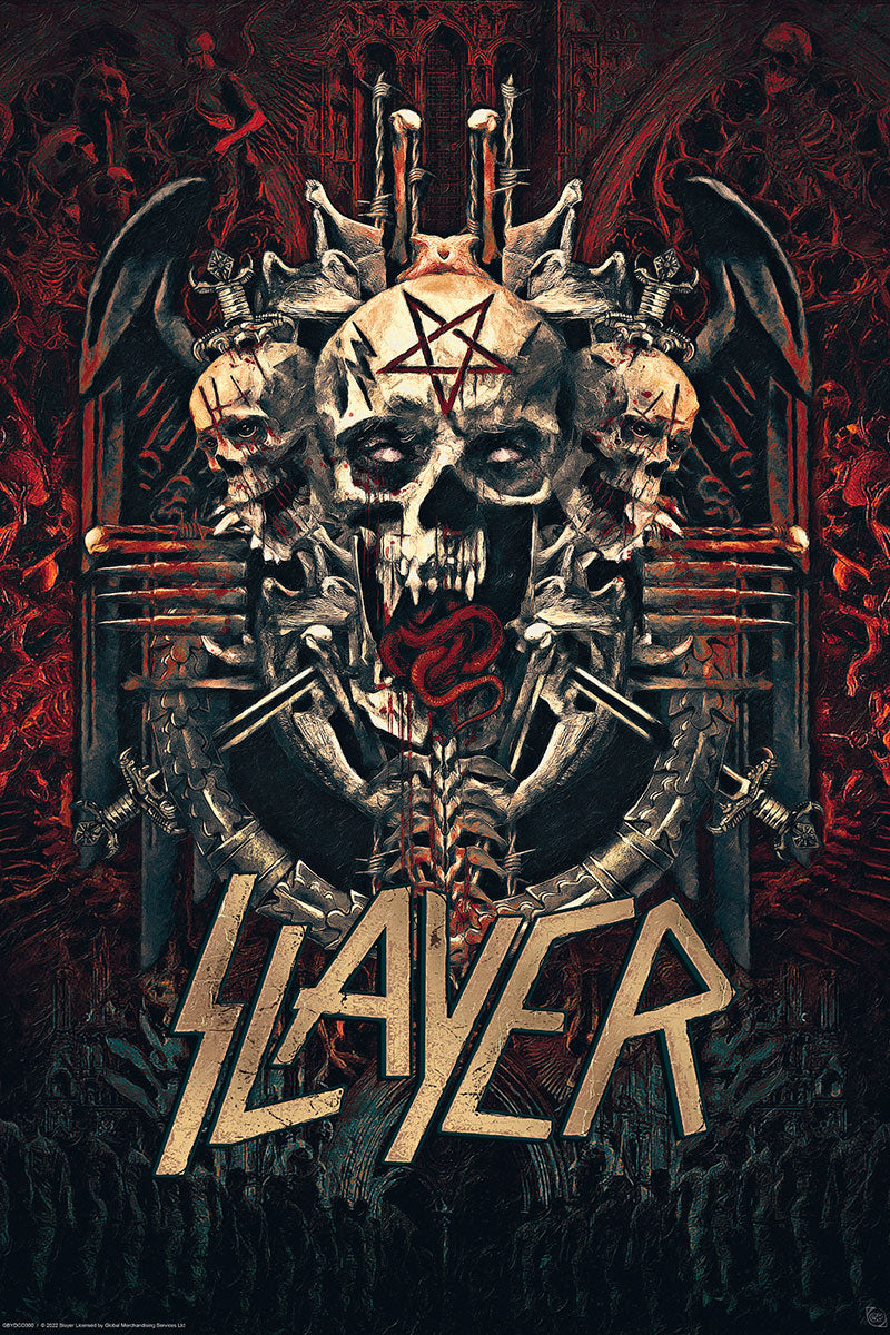 Slayer Skullagramm Maxi Poster