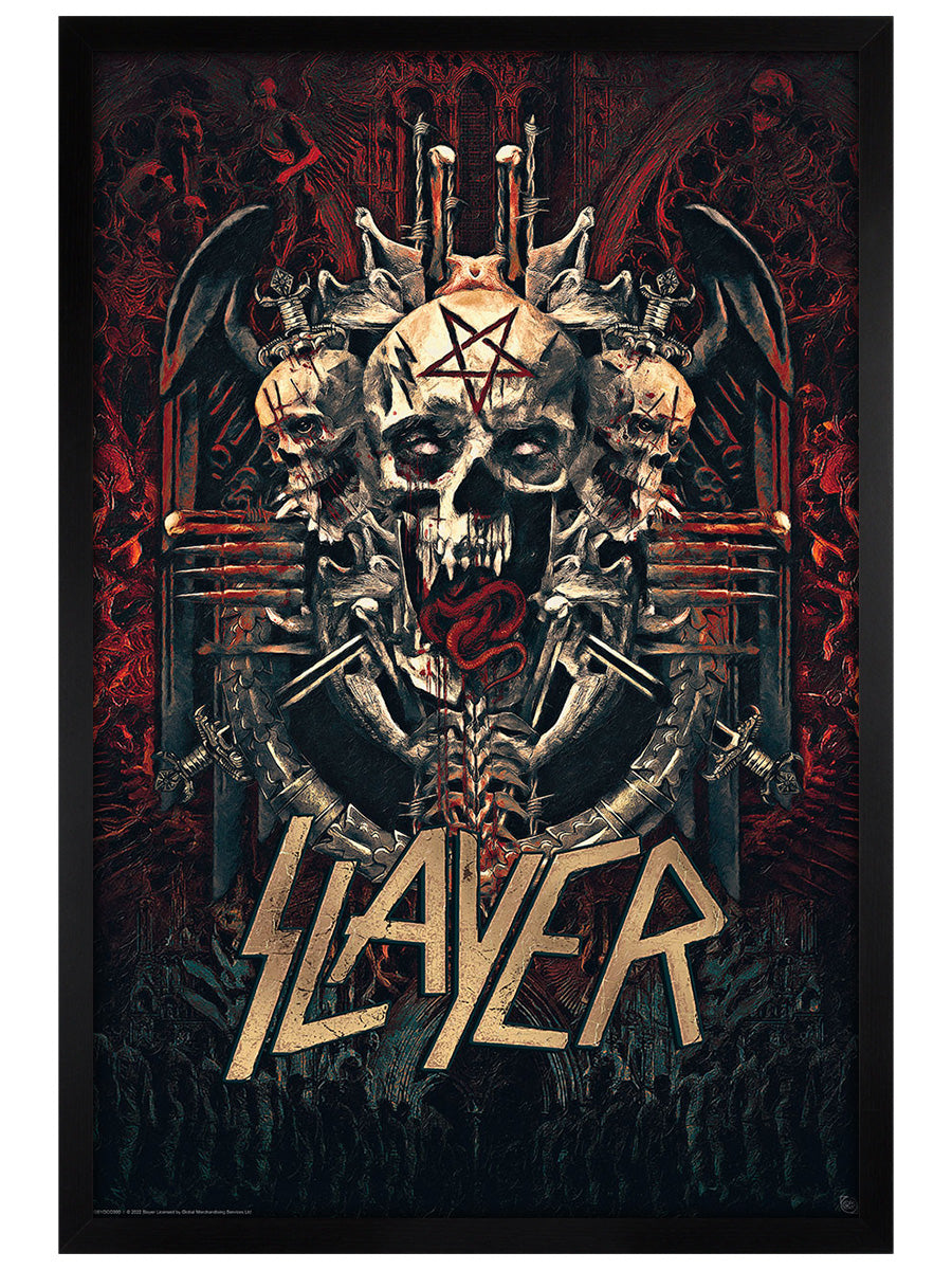 Slayer Skullagramm Maxi Poster