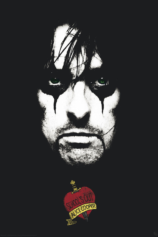 Alice Cooper School's Out Face Maxi Poster