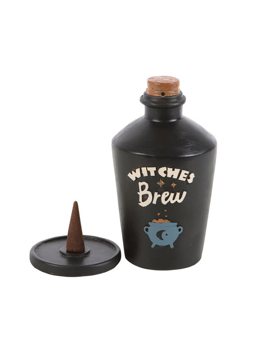 Witches Brew Potion Bottle Incense Cone Burner