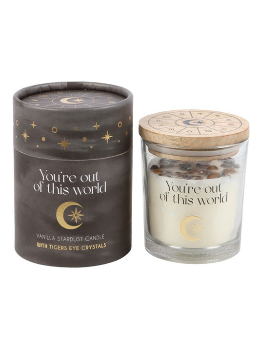 Vanilla Stardust Crystal Chip Candle