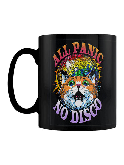 All Panic, No Disco! Black Mug