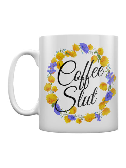 Coffee Slut Floral Mug