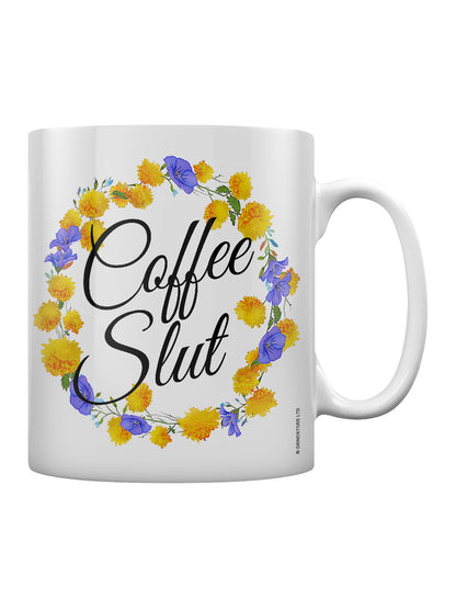 Coffee Slut Floral Mug