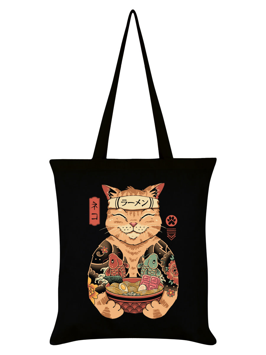 Vincent Trinidad Catana Ramen Black Tote Bag