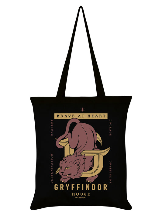 Harry Potter Gryffindor House Black Tote Bag