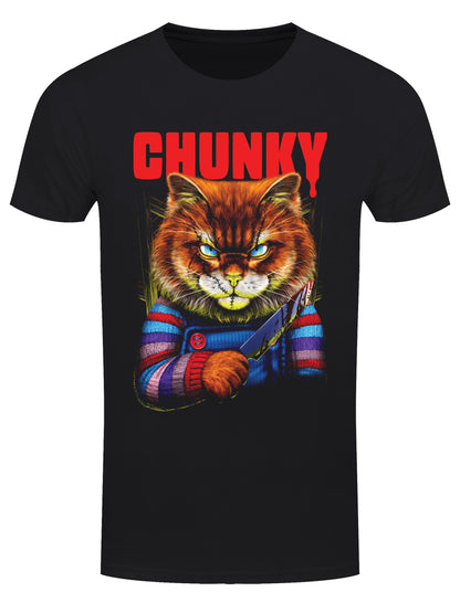 Horror Cats Chunky Men's Black T-Shirt