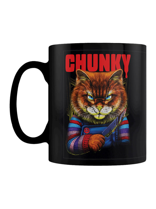 Horror Cats Chunky Black Mug