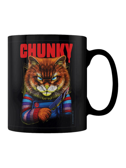 Horror Cats Chunky Black Mug