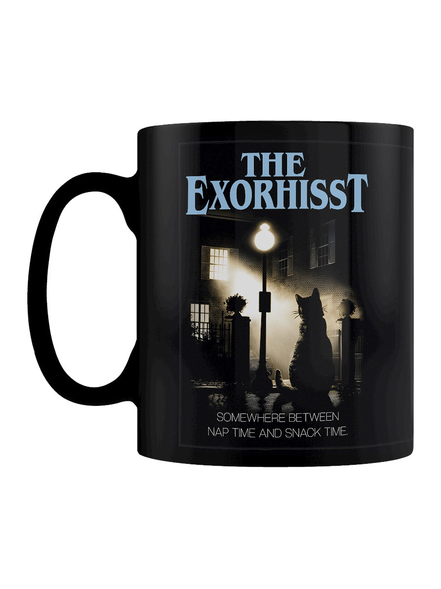 Horror Cats The Exorhiist Black Mug