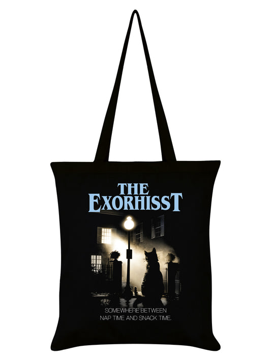 Horror Cats The Exorhiist Black Tote Bag