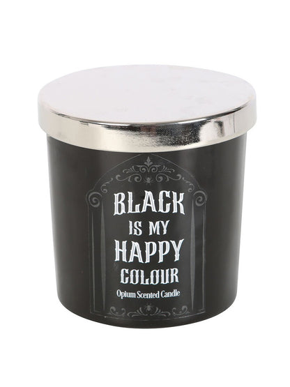 Black is My Happy Colour Opium Candle