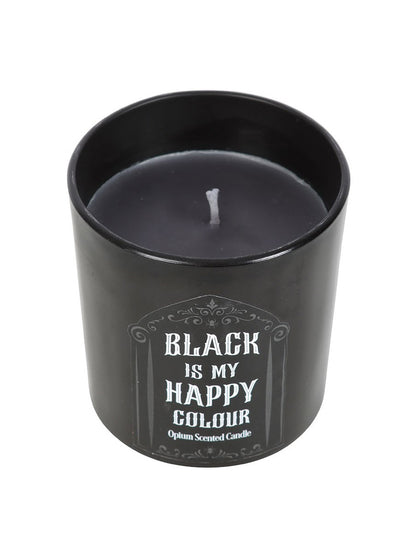 Black is My Happy Colour Opium Candle