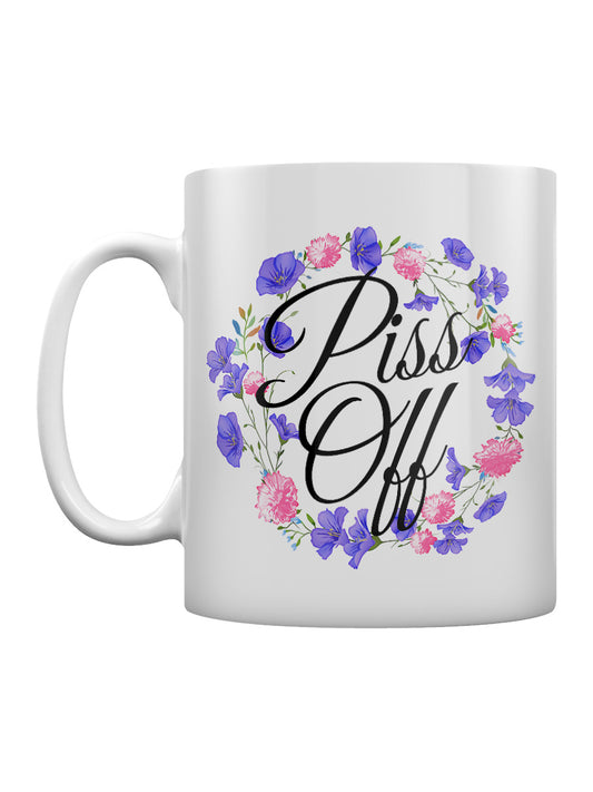 Piss Off Floral Mug