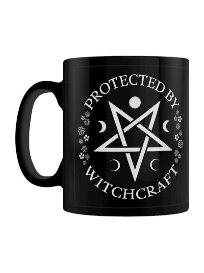 Protected By Witchcraft Black Mug