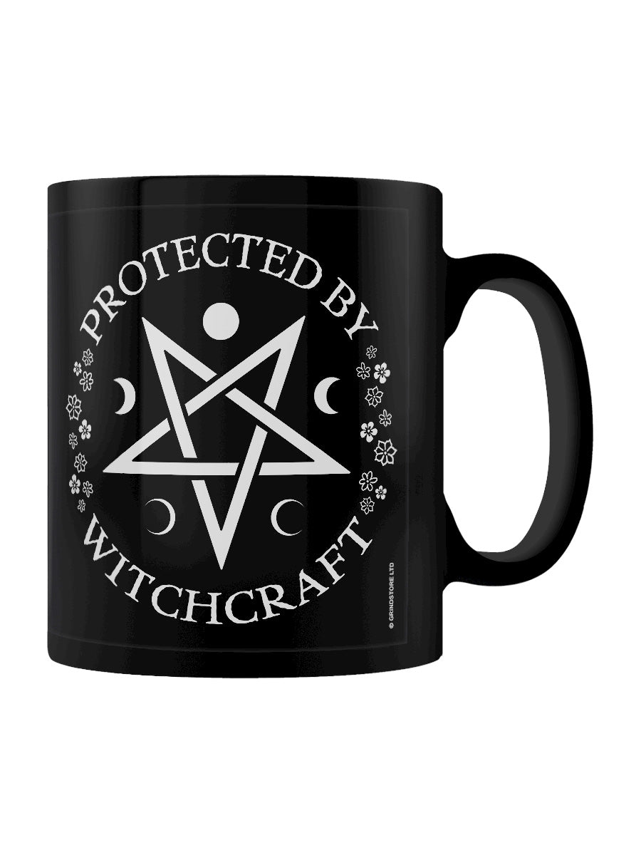 Protected By Witchcraft Black Mug