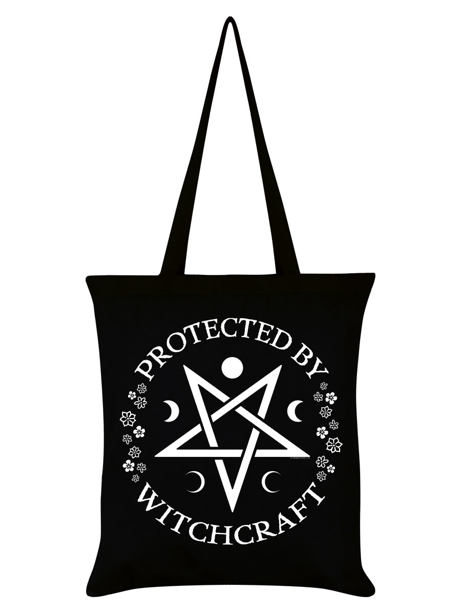 Protected By Witchcraft Black Tote Bag