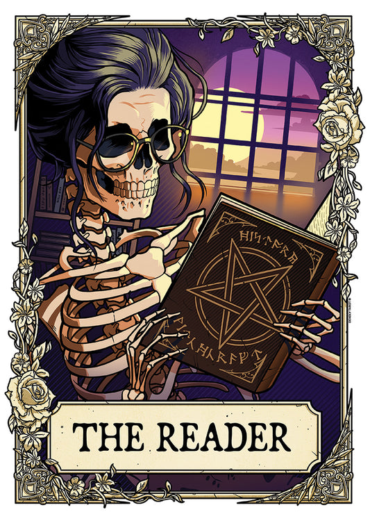 Deadly Tarot RIP - The Reader Mini Poster