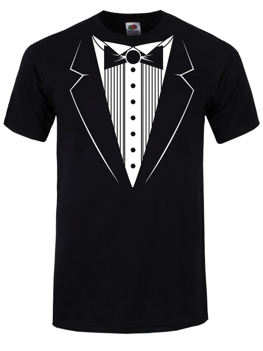 Tuxedo Men's Black T-Shirt