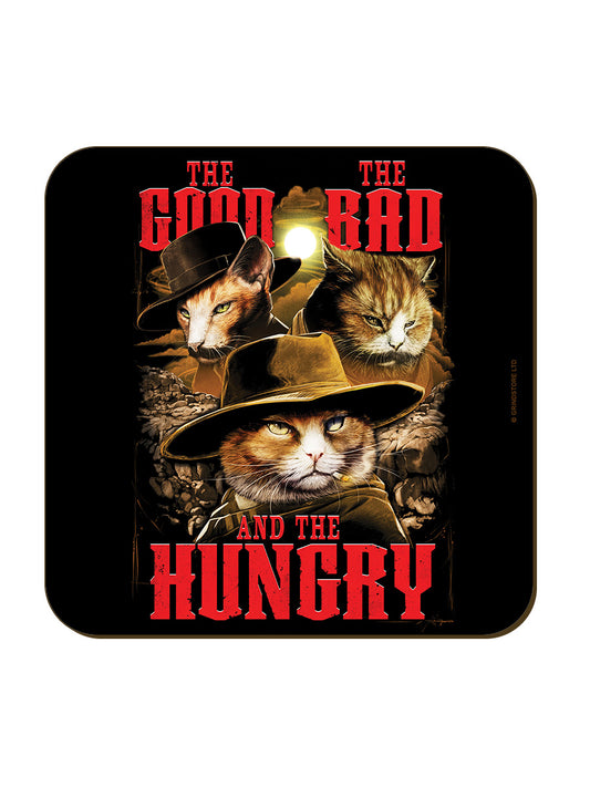 Horror Cats The Good, The Bad & The Hungry Coaster