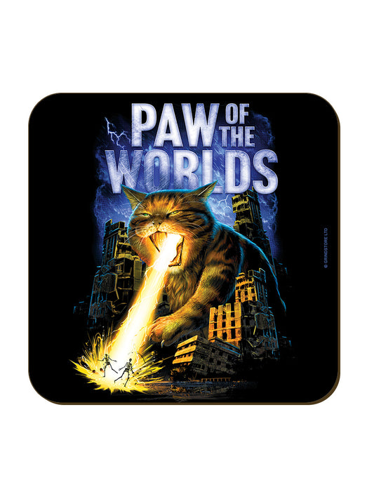 Horror Cats Paw Of The Worlds Coaster