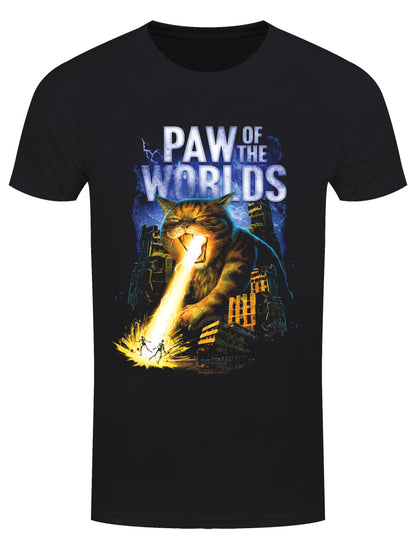 Horror Cats Paw Of The Worlds Men's Black T-Shirt