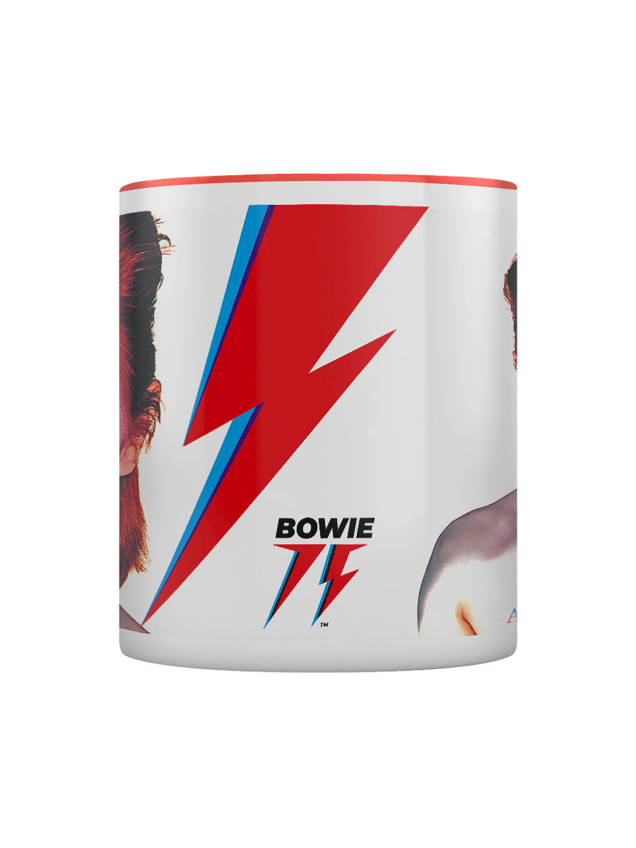 David Bowie Aladdin Sane Red Coloured-Inner Mug