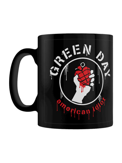 Green Day American Idiot Black Mug