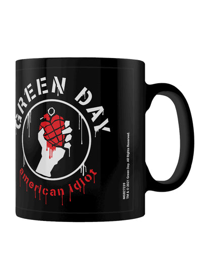 Green Day American Idiot Black Mug