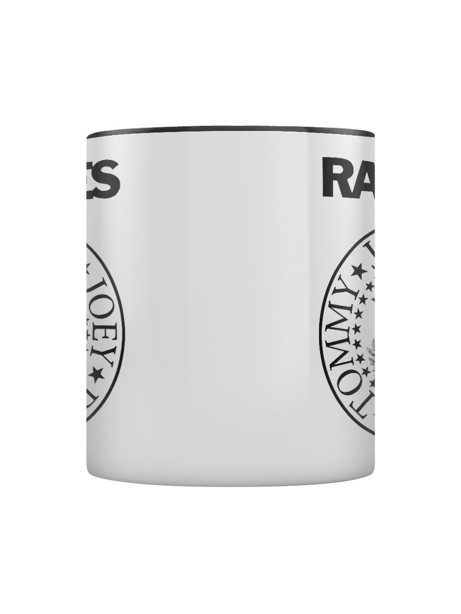 The Ramones Logo Black Coloured Inner Mug