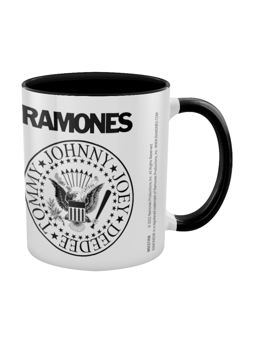 The Ramones Logo Black Coloured Inner Mug