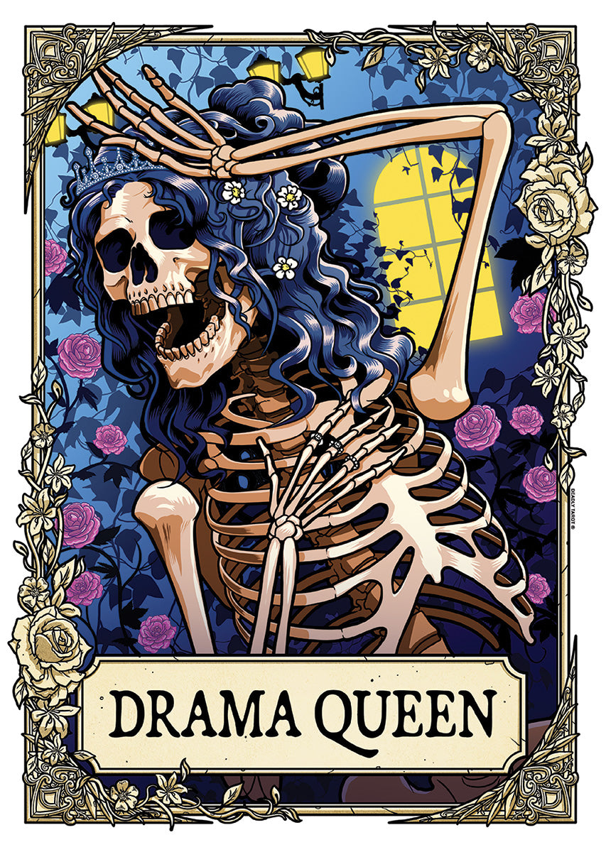 Deadly Tarot  RIP - The Drama Queen Mini Poster