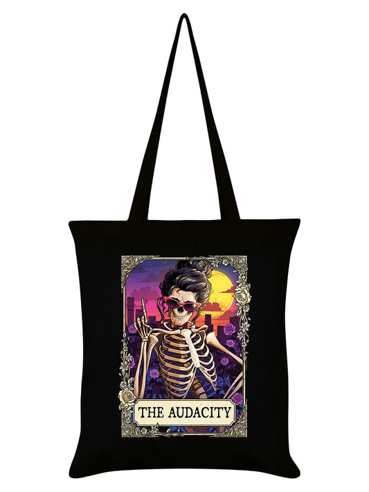 Deadly Tarot RIP - The Audacity Black Tote Bag