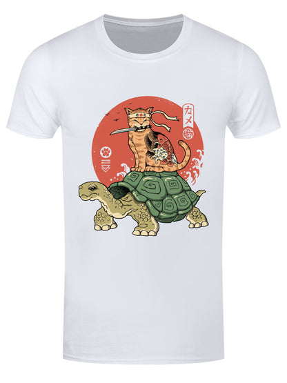 Vincent Trinidad Catana On Turtle Men's White T-Shirt