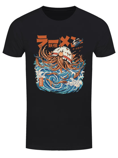 Ilustrata Dark Great Ramen Men's Black T-Shirt