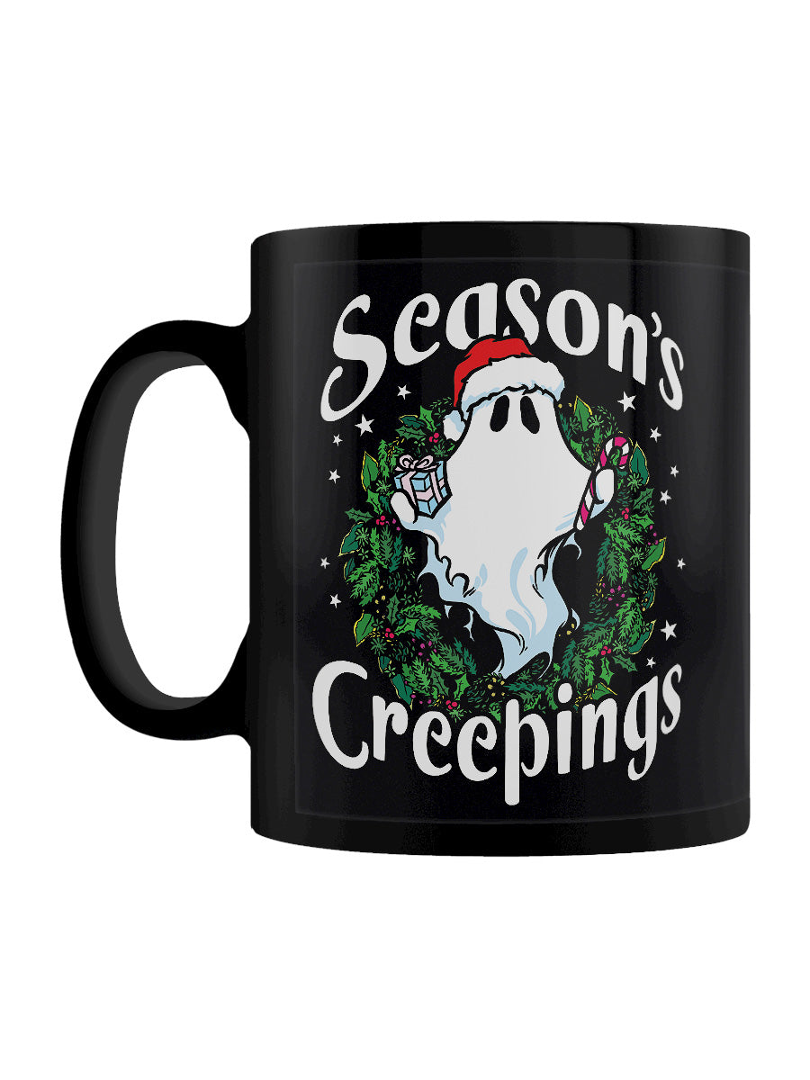 A Ghosts Seasons Creepings Black Mug