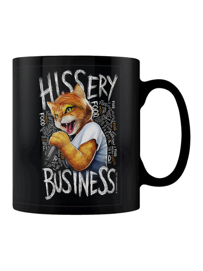 Playlist Pets Hissery Business Black Mug