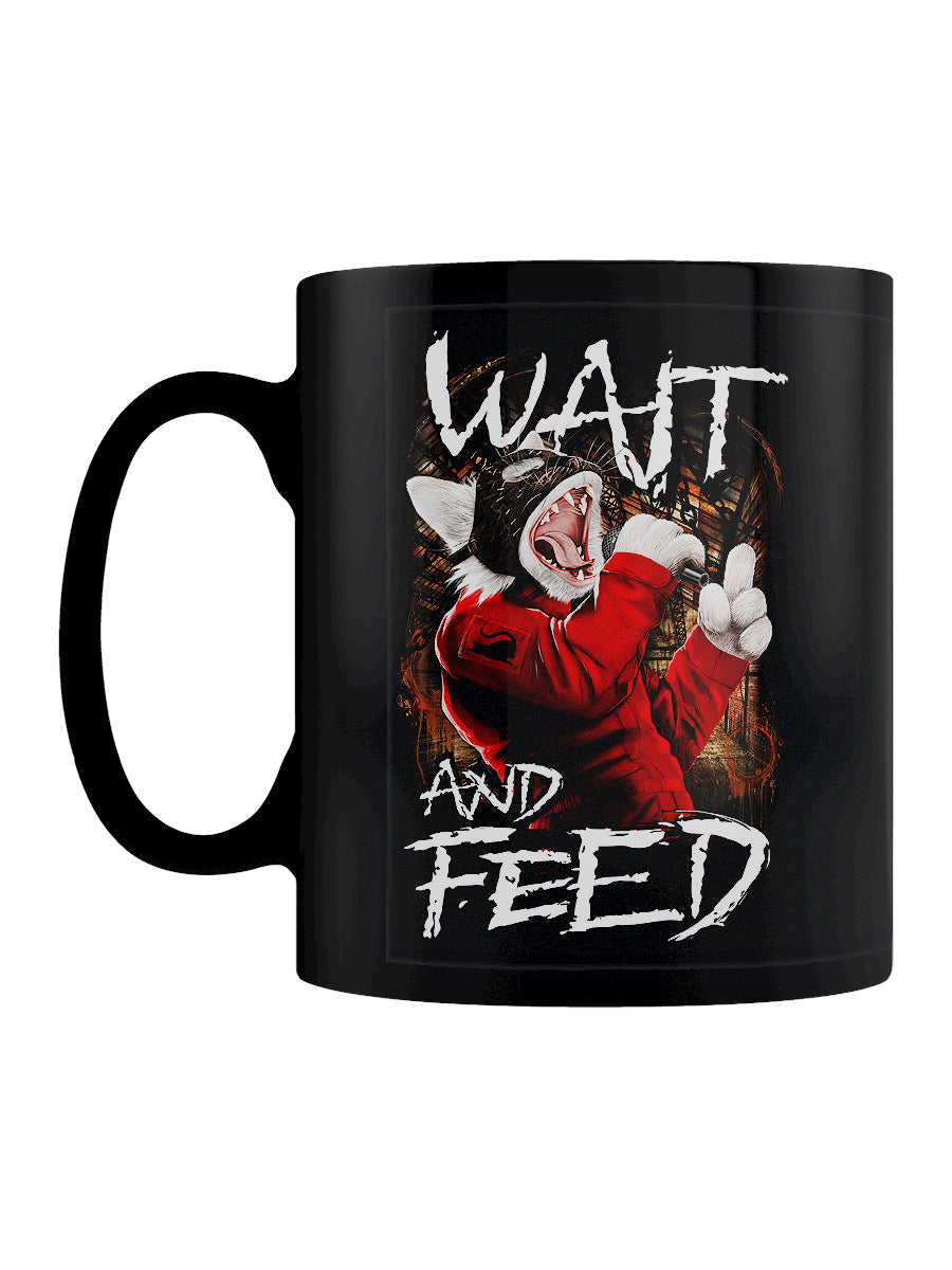 Playlist Pets Wait and Feed Black Mug