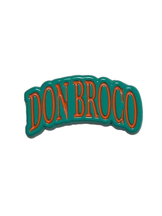 Don Broco Orange Logo Pin Badge